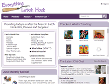 Tablet Screenshot of everythinglatchhook.com